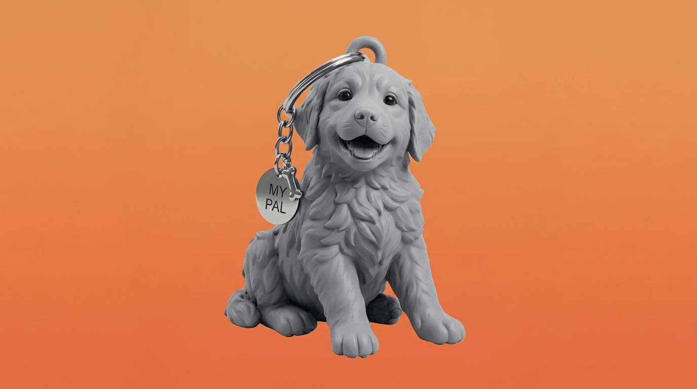 3D Pet Keychain