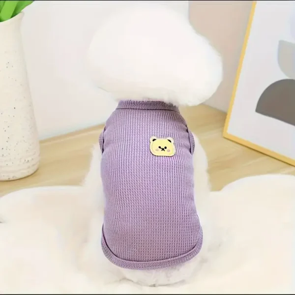 LOPETSTTO Breathable Waffle Knit Pet Vest - Image 3